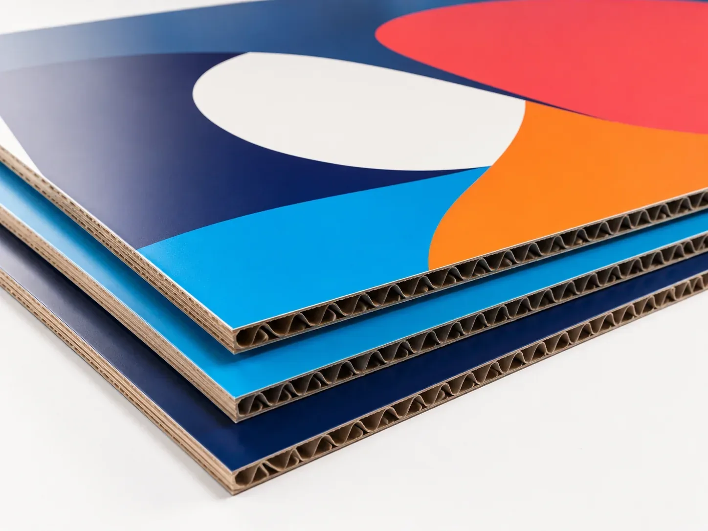 Printed display board for colorful POP display stands