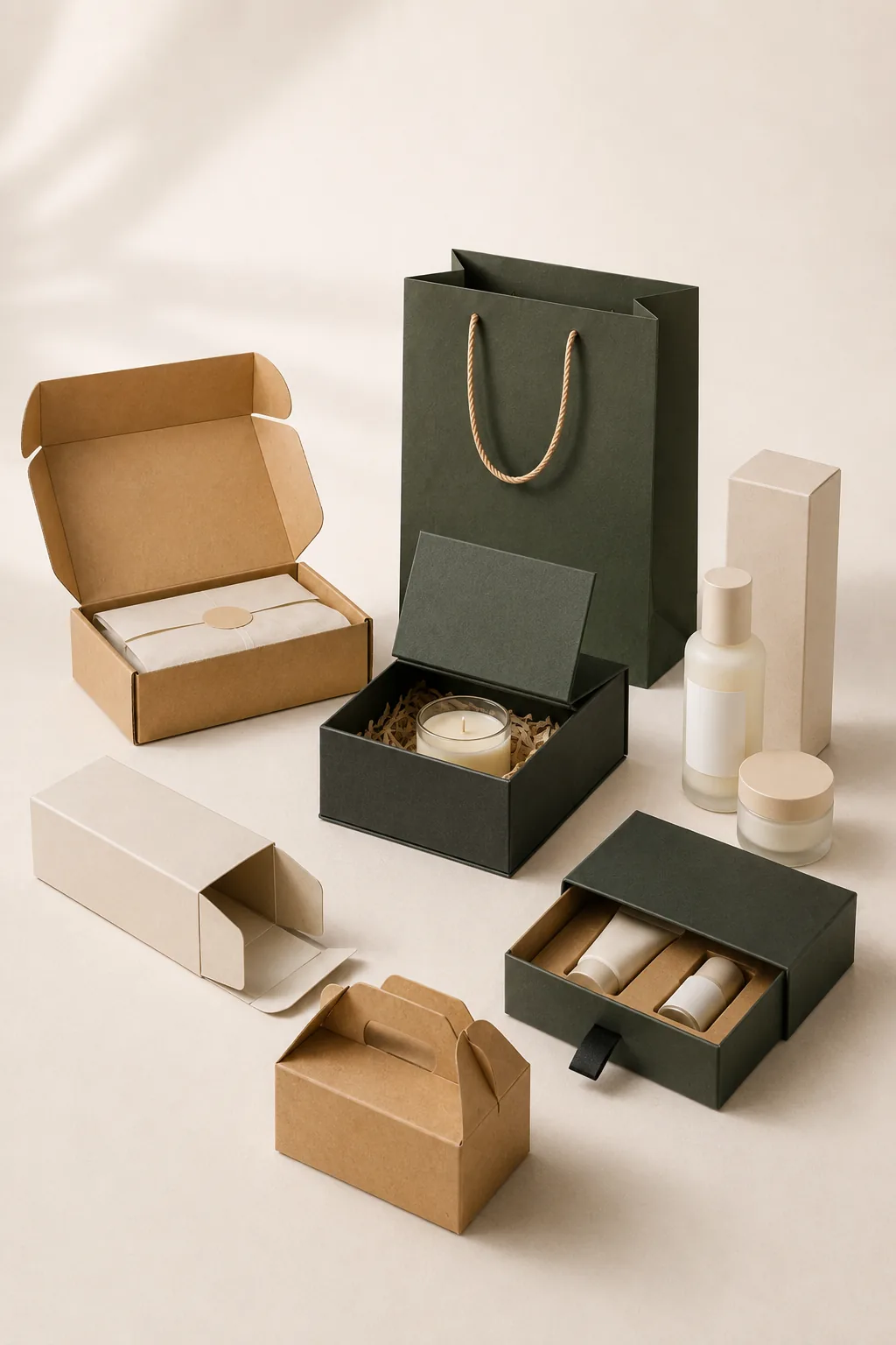 Custom VVB paper packaging products for global retail markets