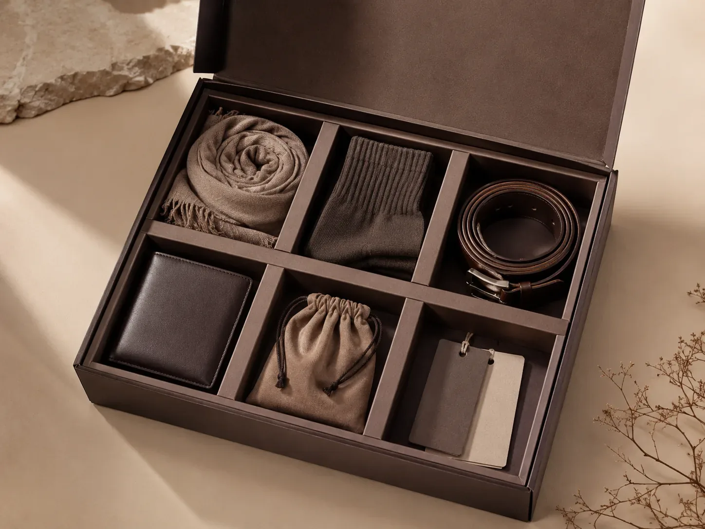 Multi-compartment insert for apparel products.