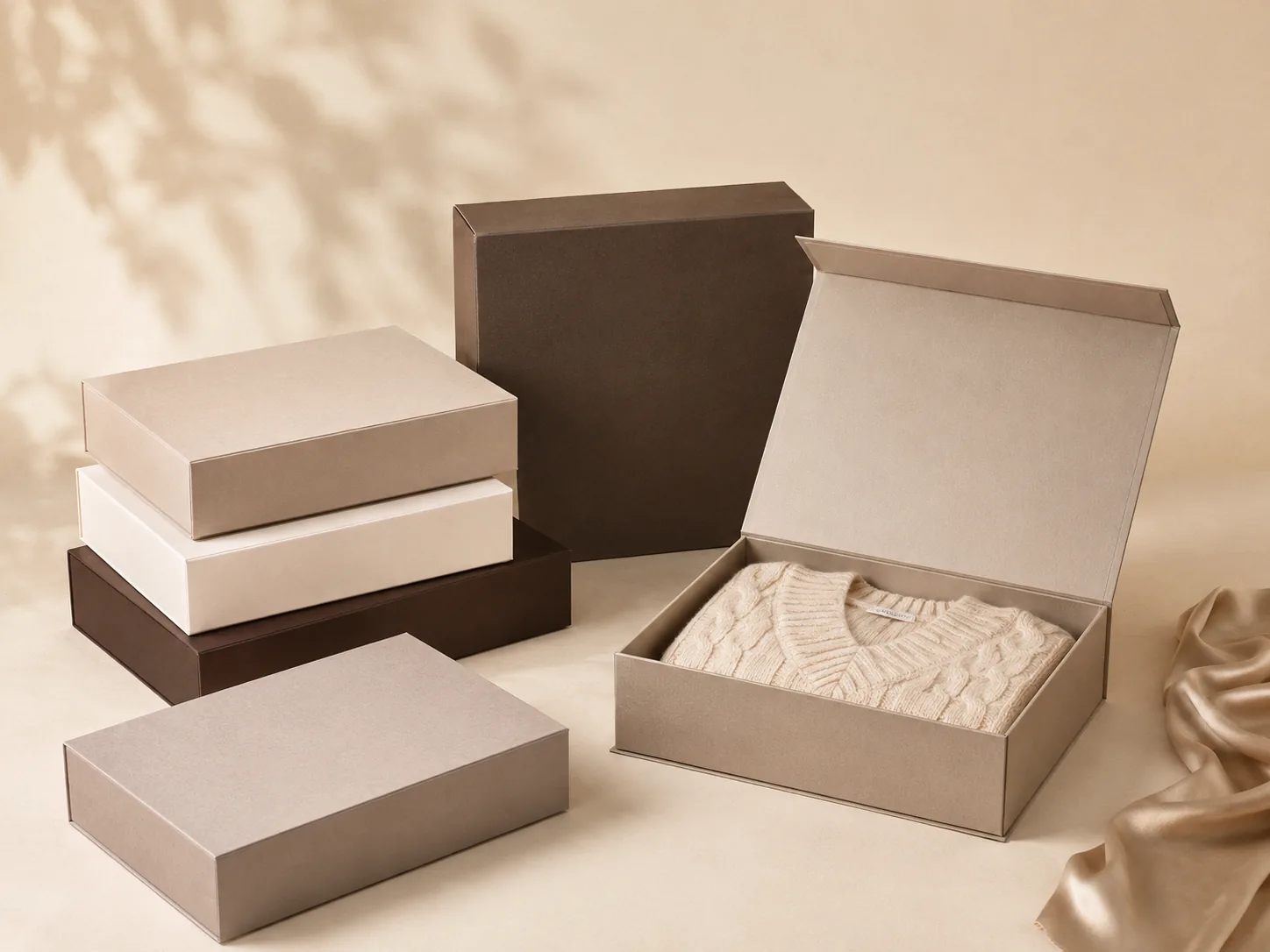 Luxury apparel gift boxes for fashion brands