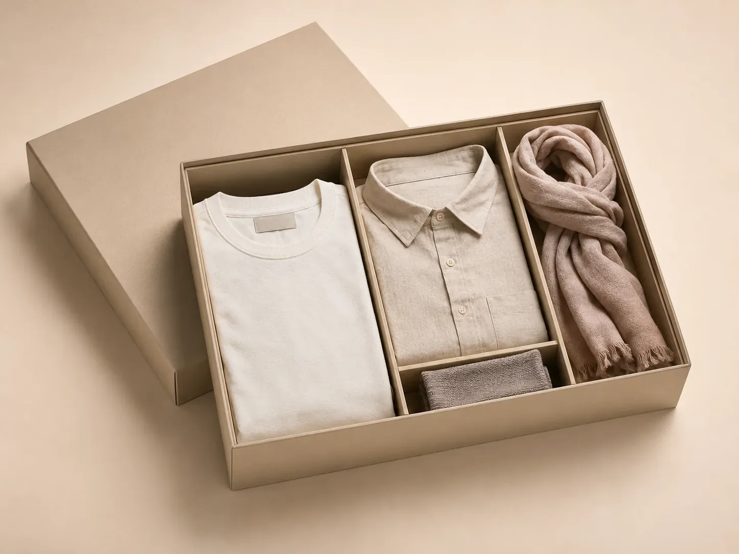 Custom garment and fashion set packaging boxes