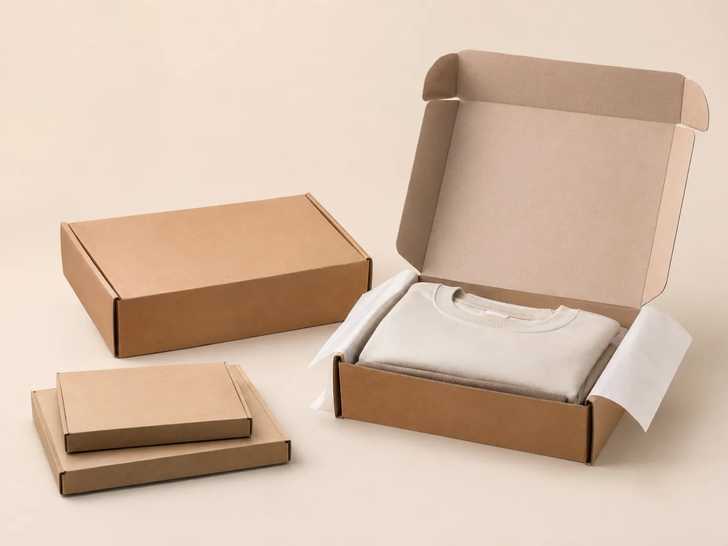 E-commerce mailer boxes for apparel brands
