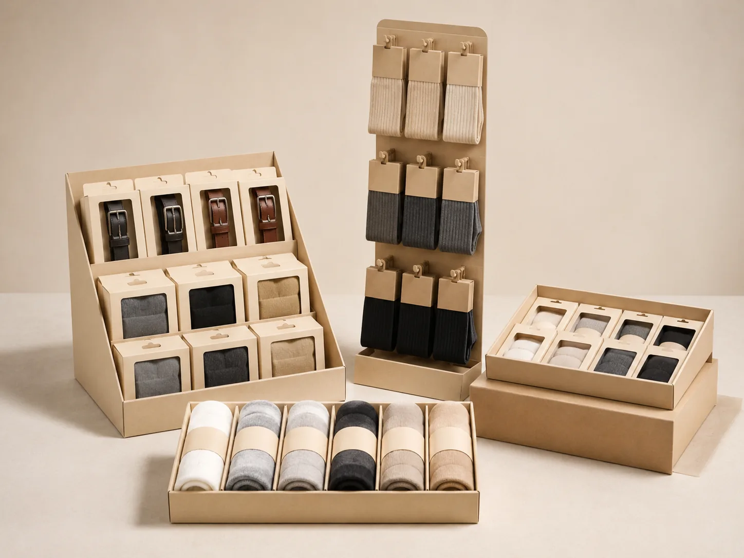 Retail display packaging for fashion products