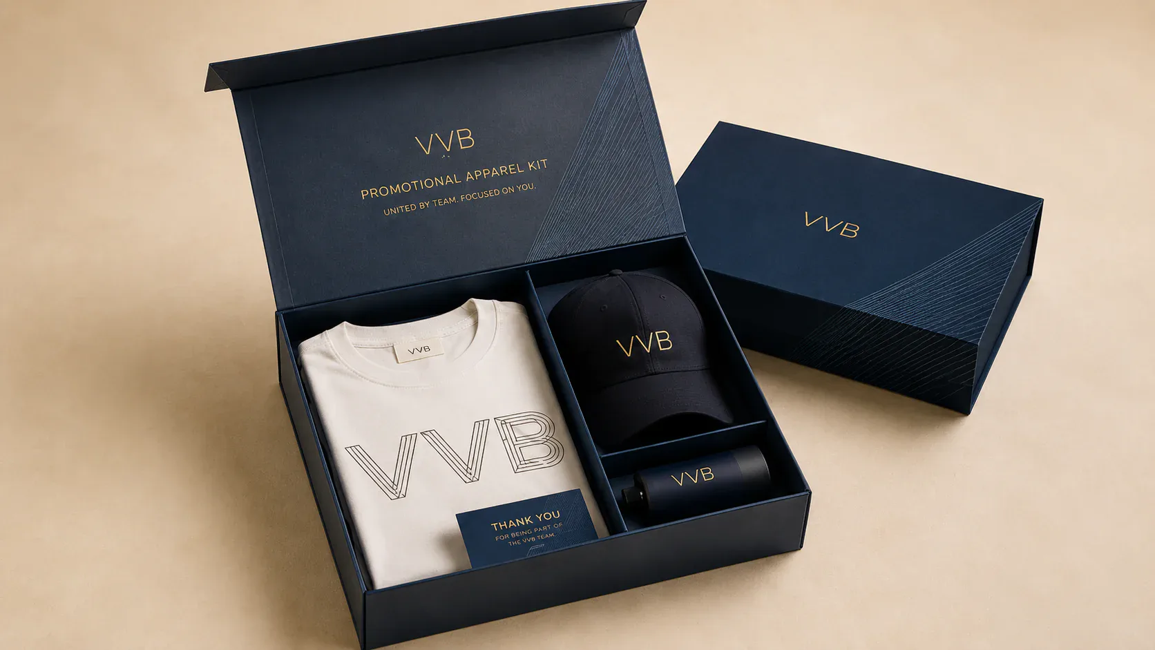 Promotional apparel packaging for retail campaigns and brand giveaways