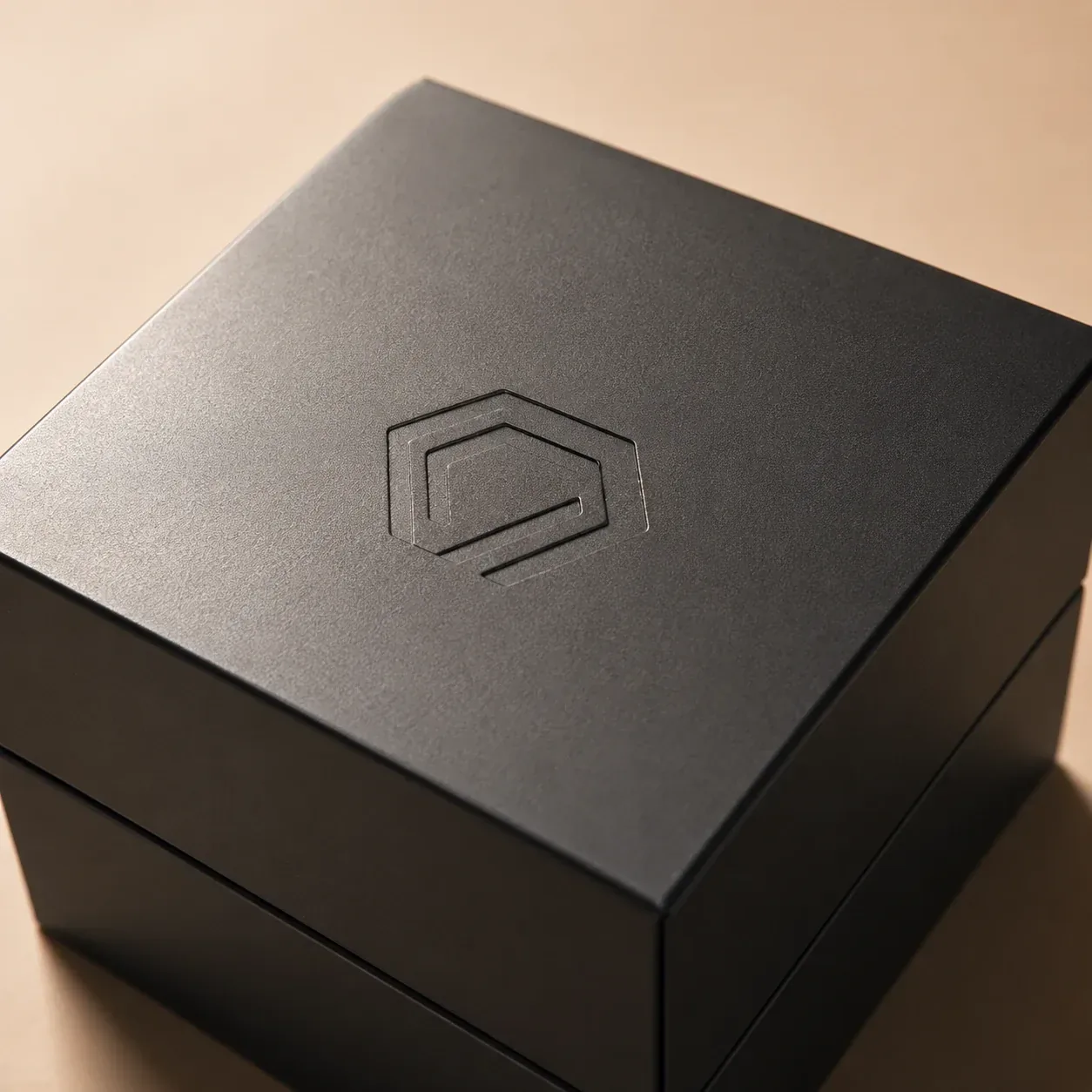 Anti-scratch lamination on cosmetics packaging.