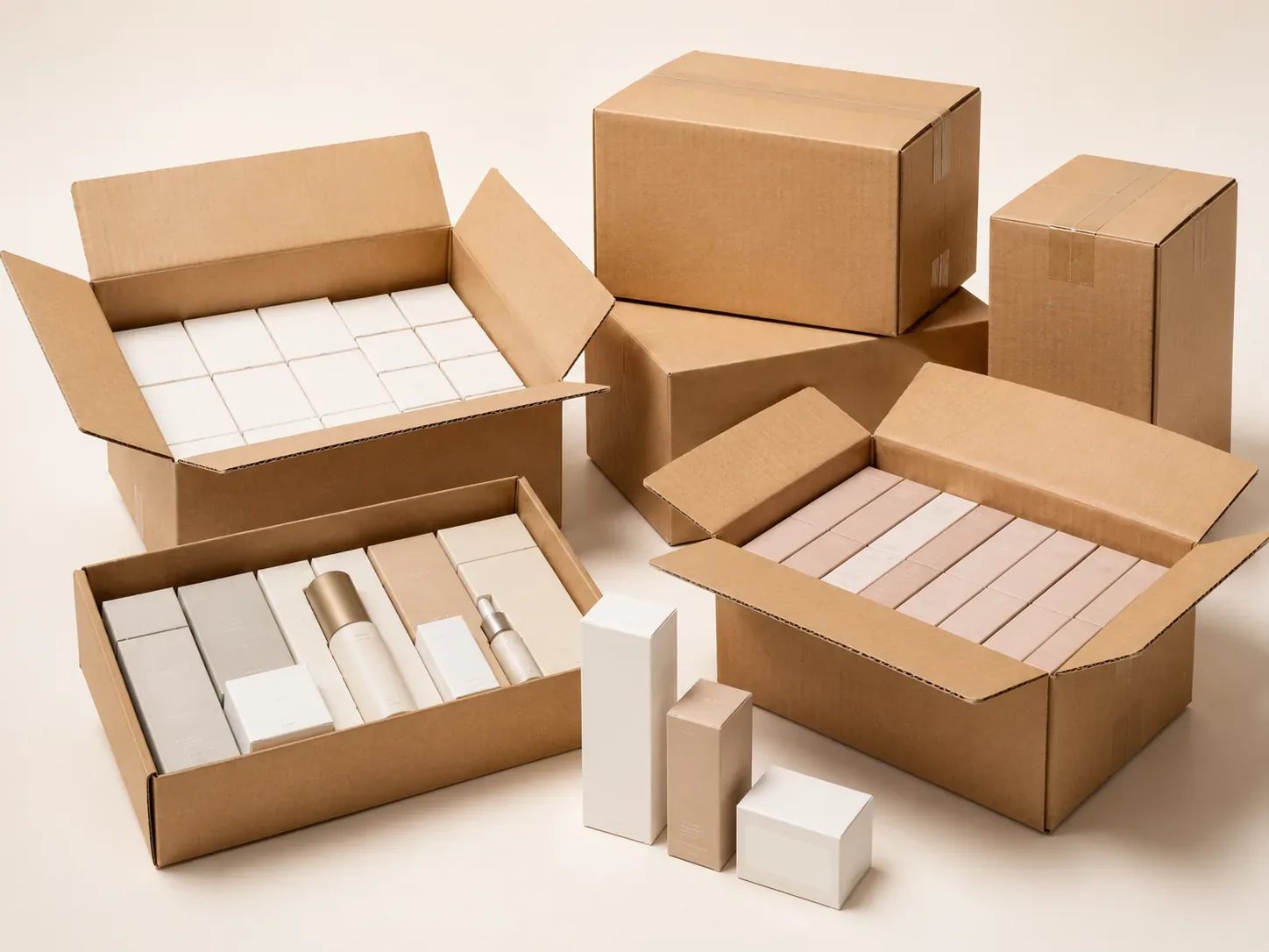 Wholesale cosmetics packaging.