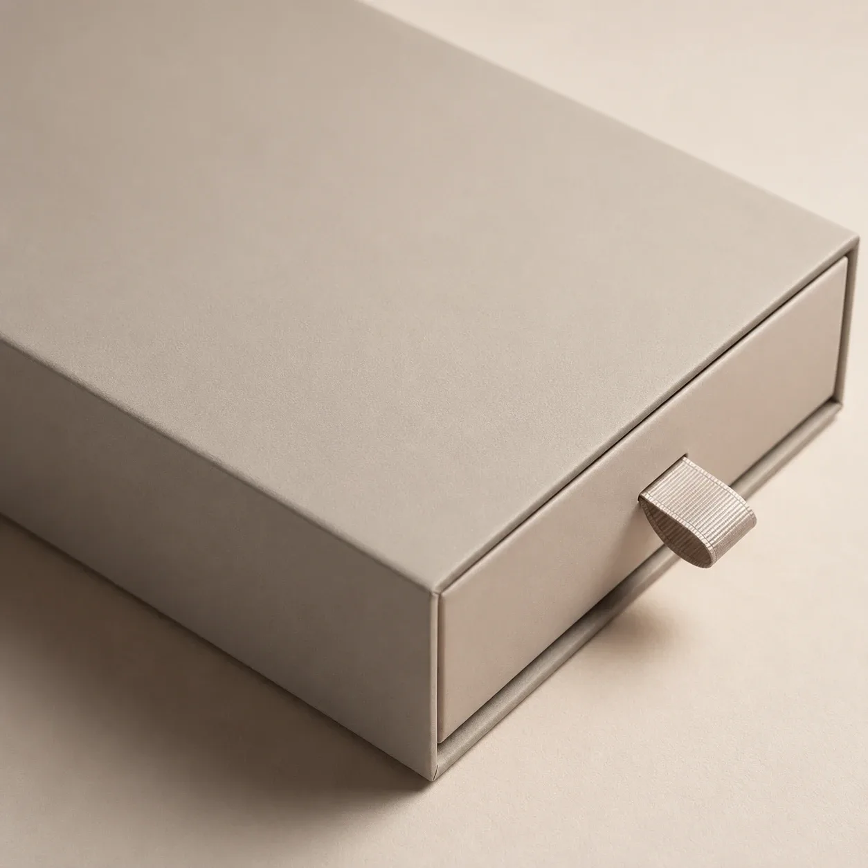 Matte lamination on corporate gift packaging