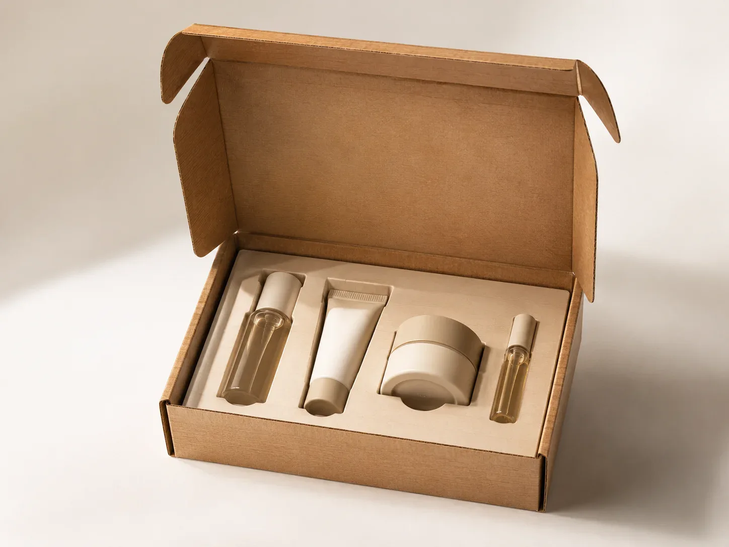 Mailer boxes for beauty packaging.
