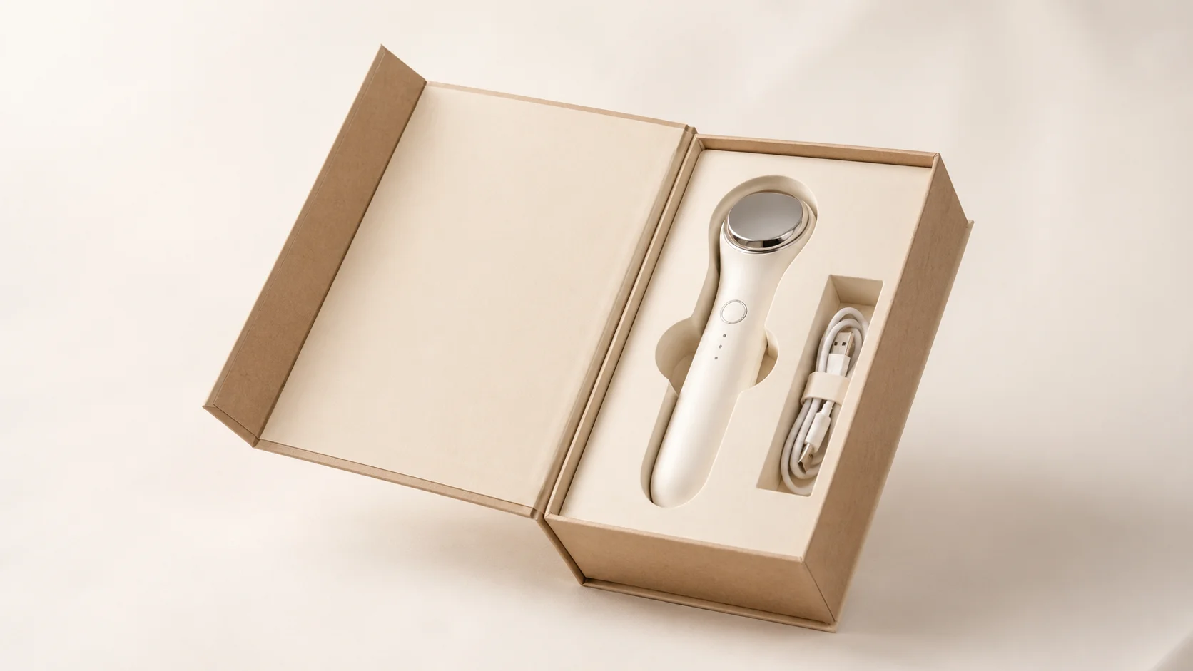 Beauty device packaging boxes
