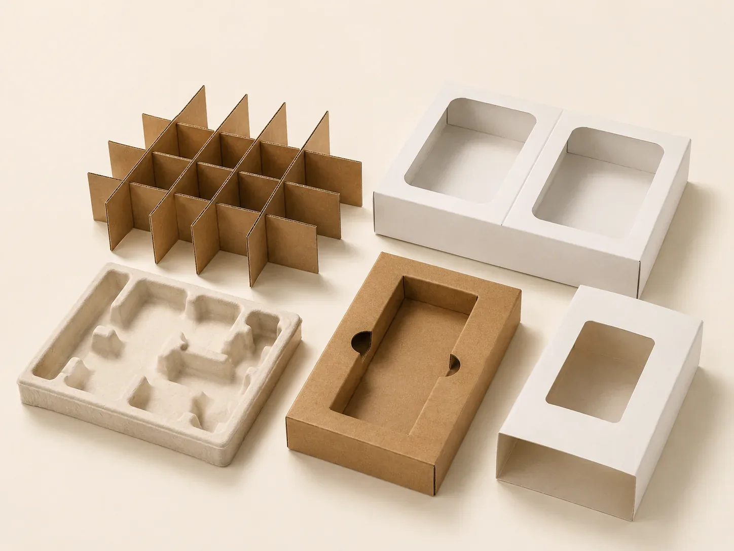 Packaging inserts for product protection and display