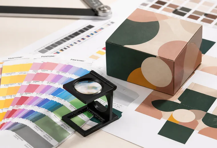 Print accuracy inspection for custom packaging production