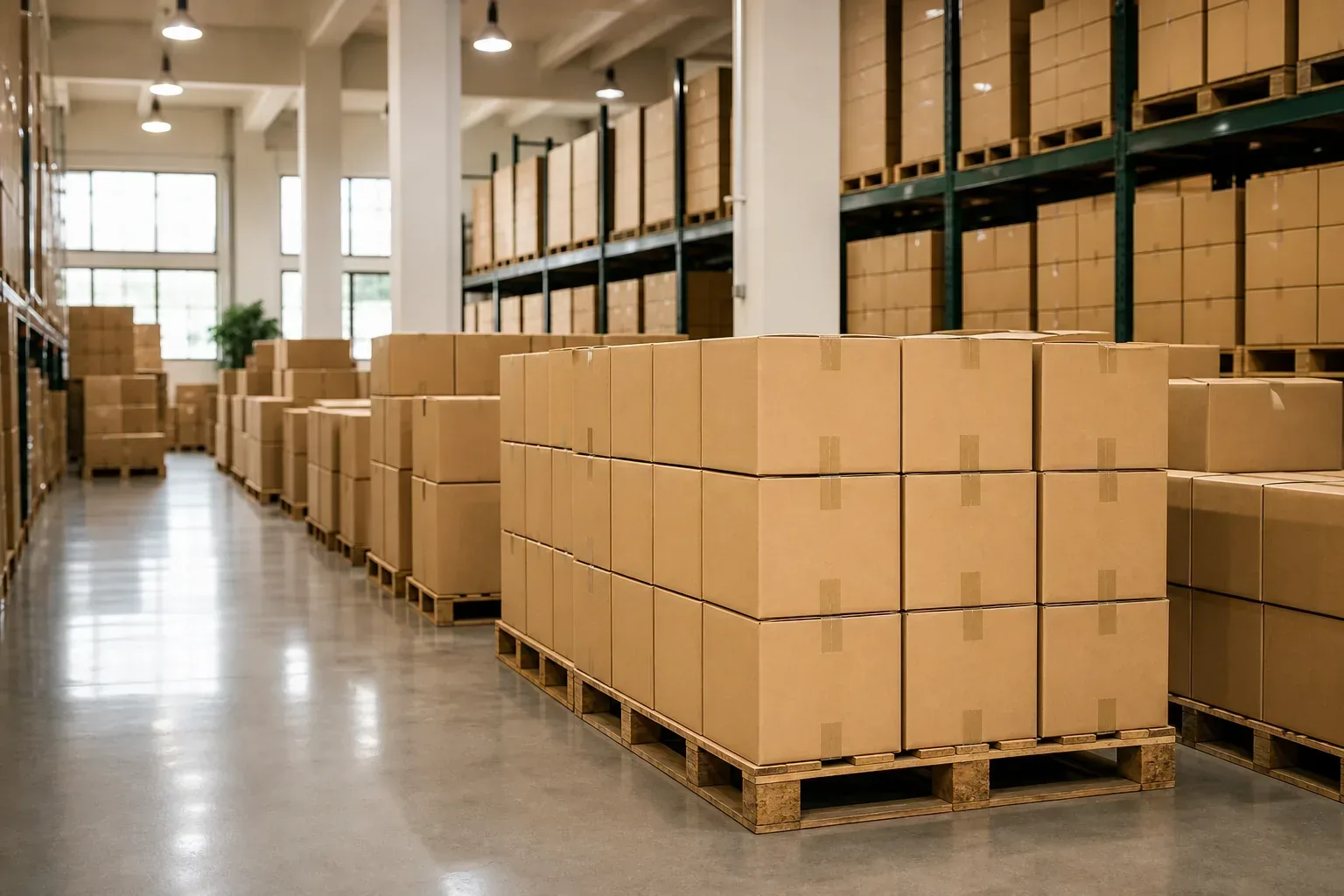 Warehouse preparation for custom packaging shipments
