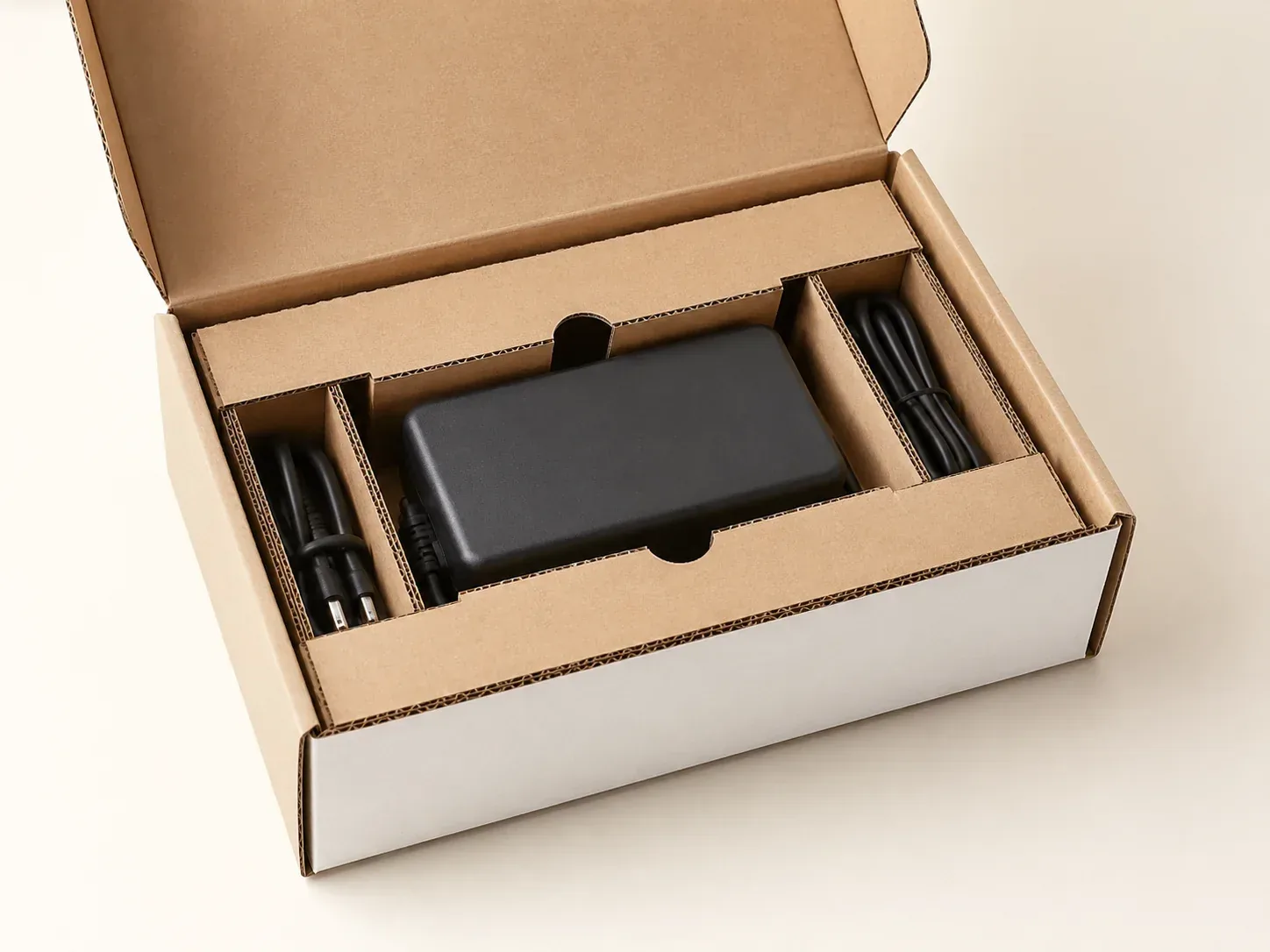 Corrugated insert for shipping.