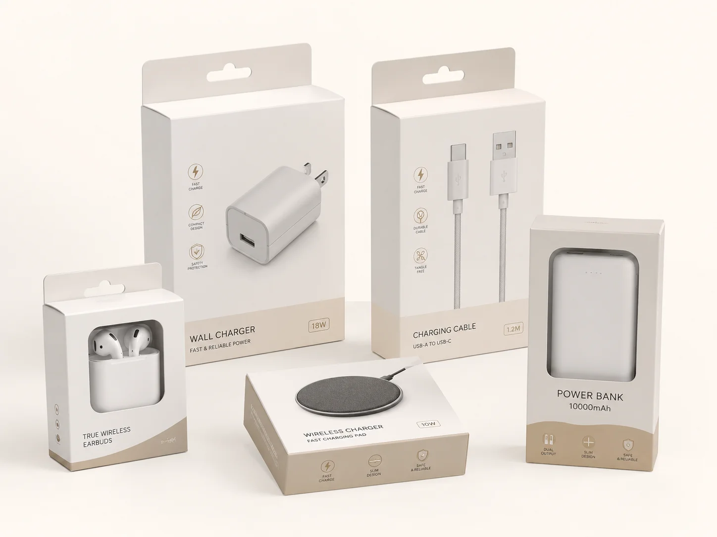 Retail shelf electronics packaging.