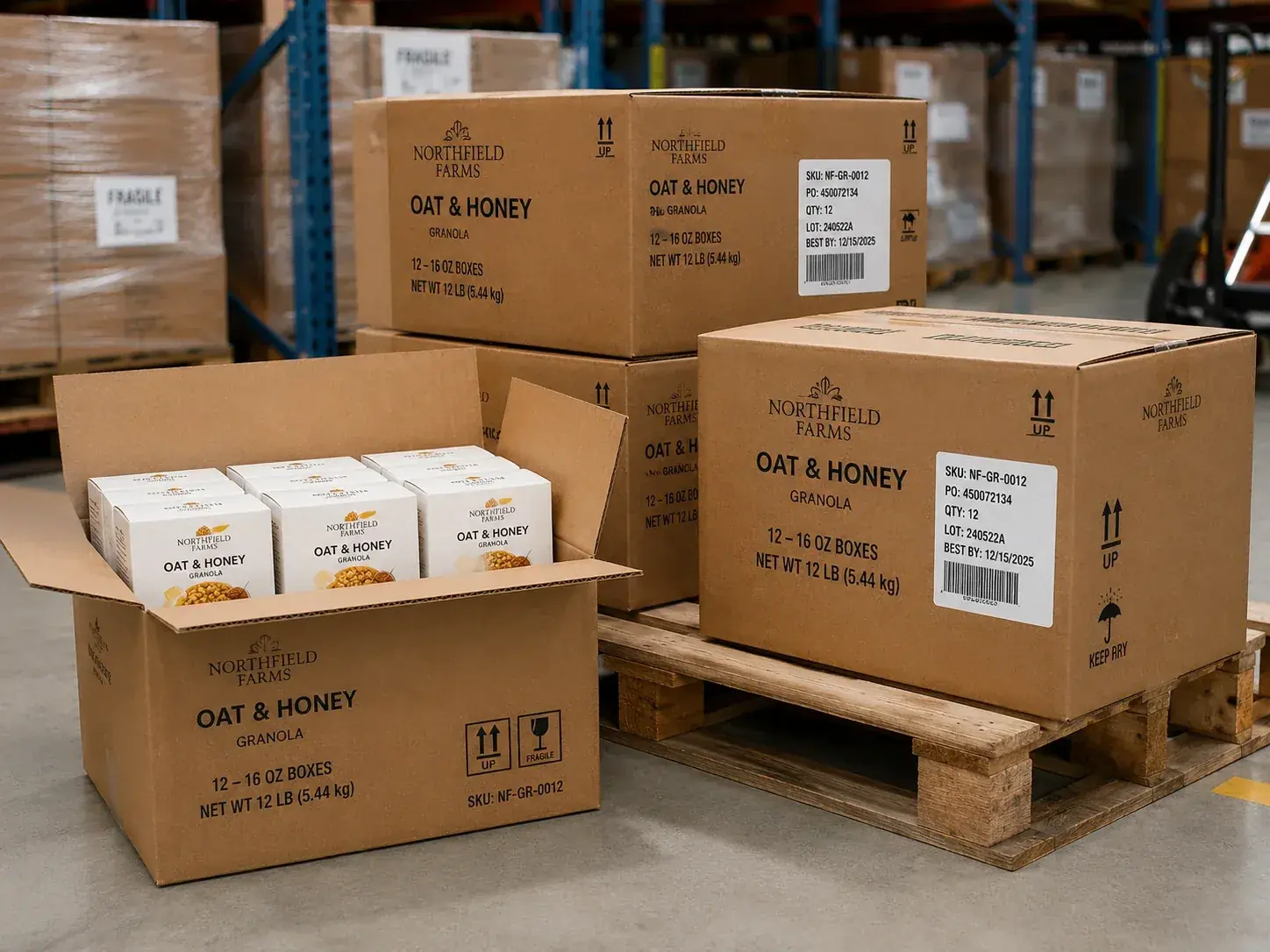 Wholesale food packaging.
