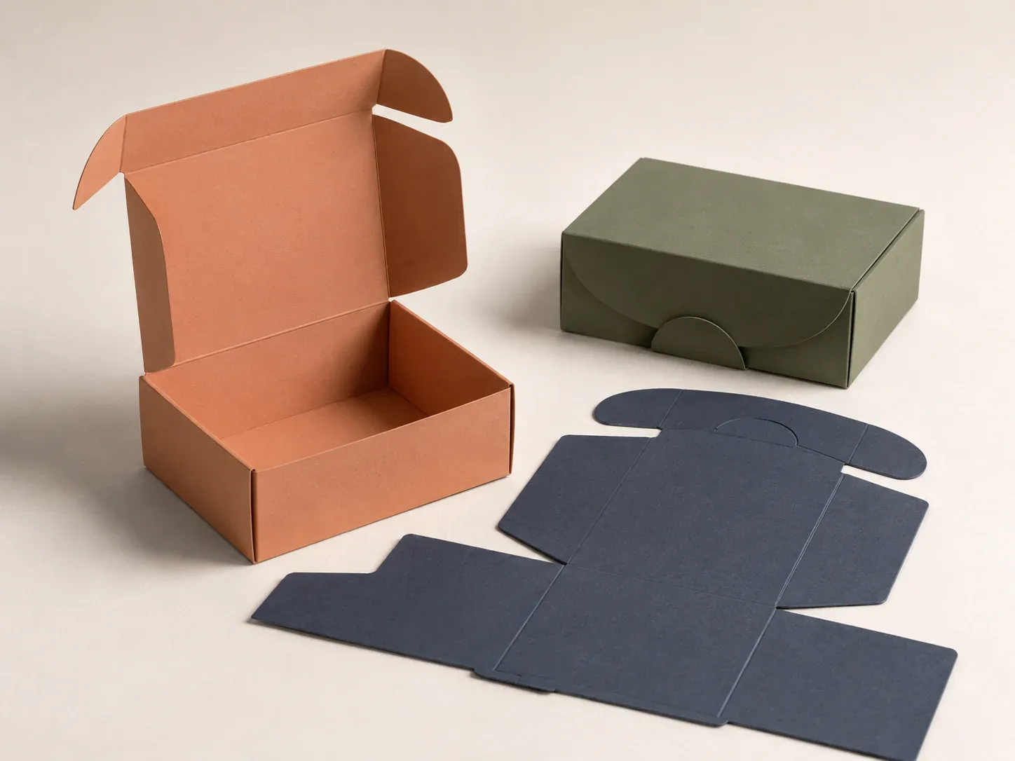 Folding gift boxes