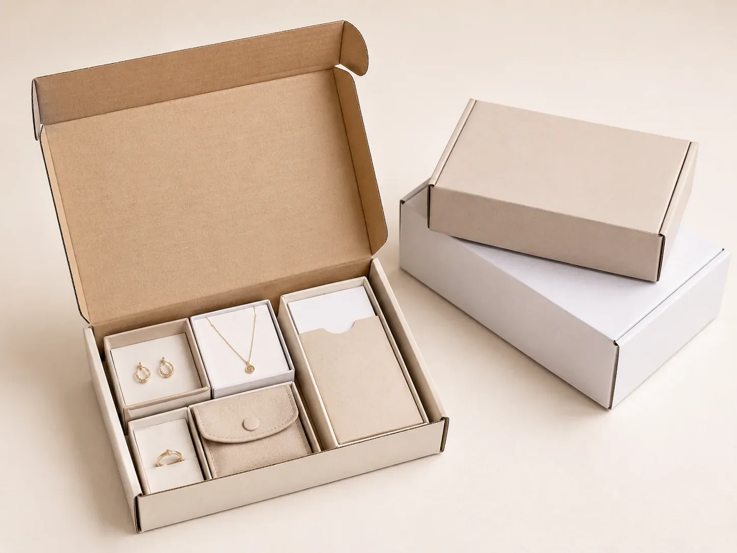 Direct-to-consumer jewelry packaging.