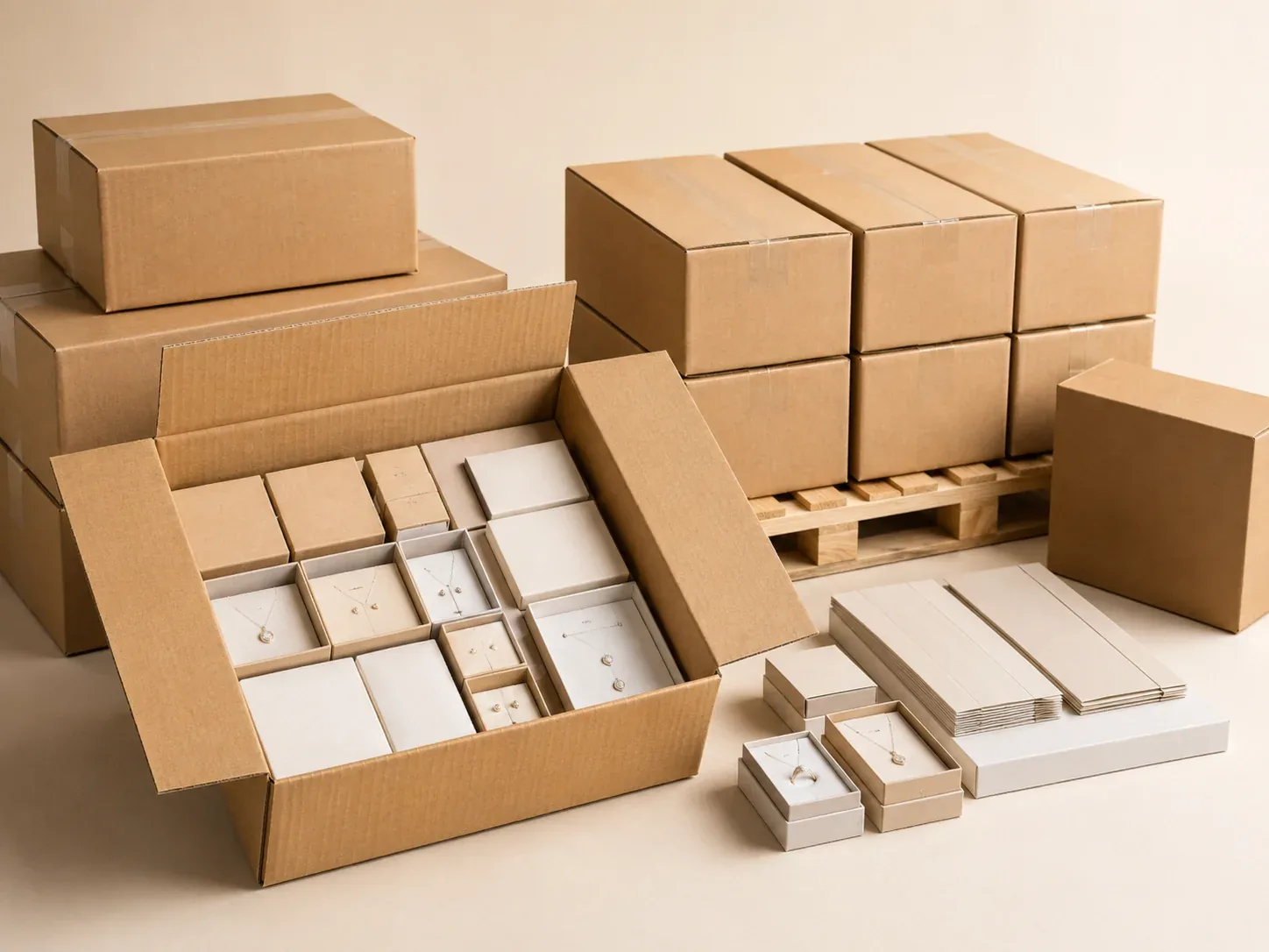 Wholesale jewelry packaging.