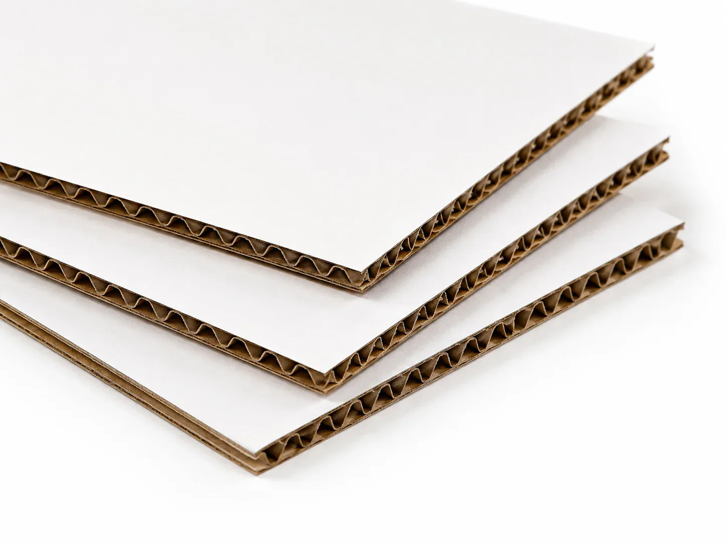 Laminated Corrugated Board paper packaging material sample