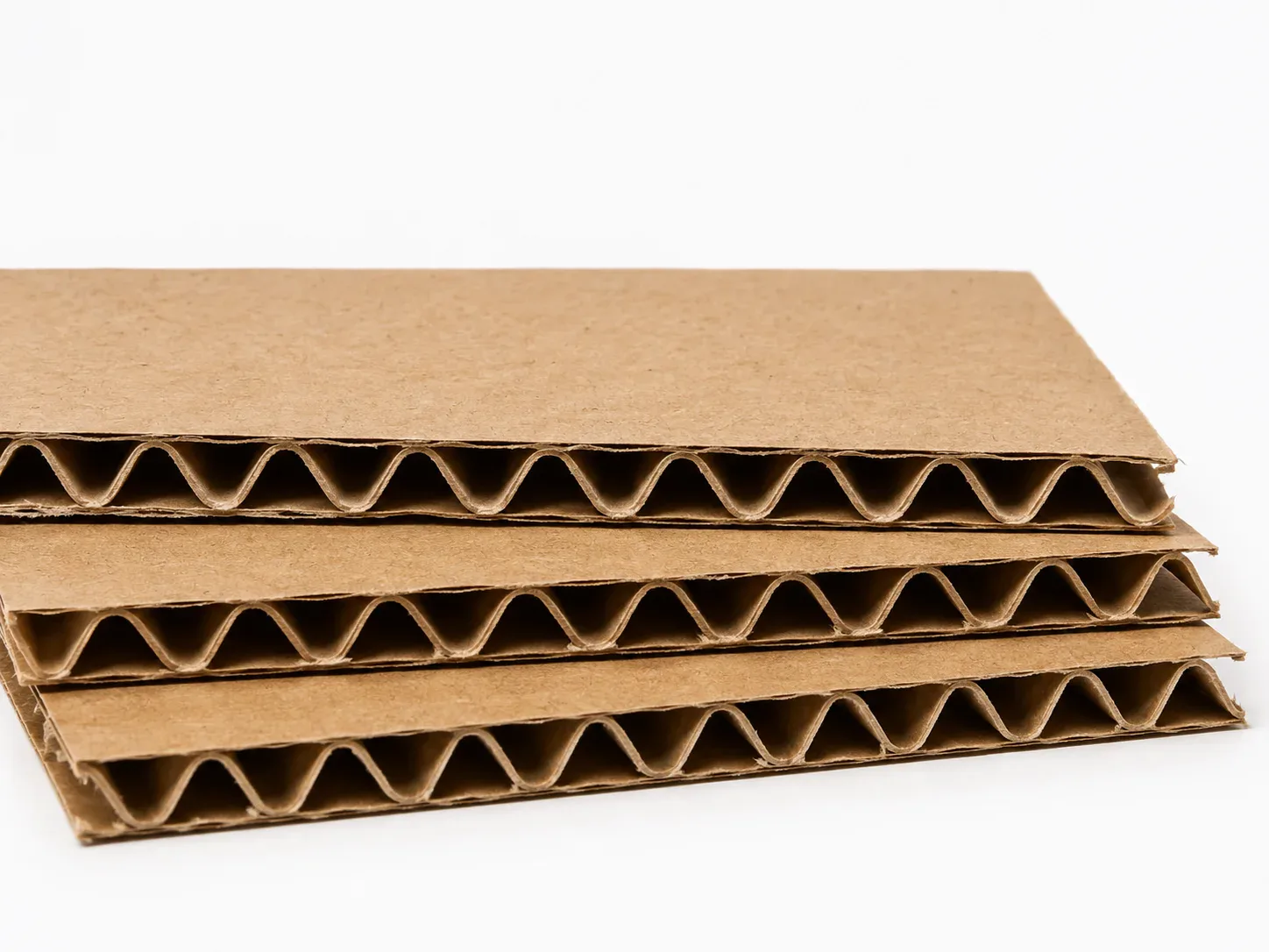 Corrugated Medium paper packaging material sample