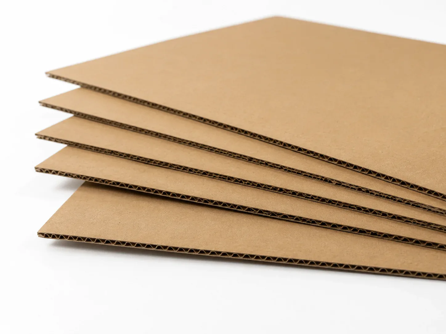 B-Flute Board paper packaging material sample