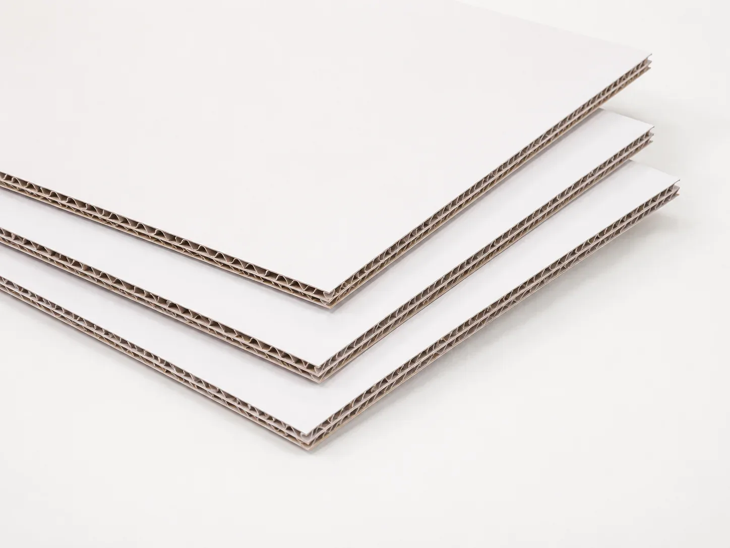 White Liner Display Board paper packaging material sample