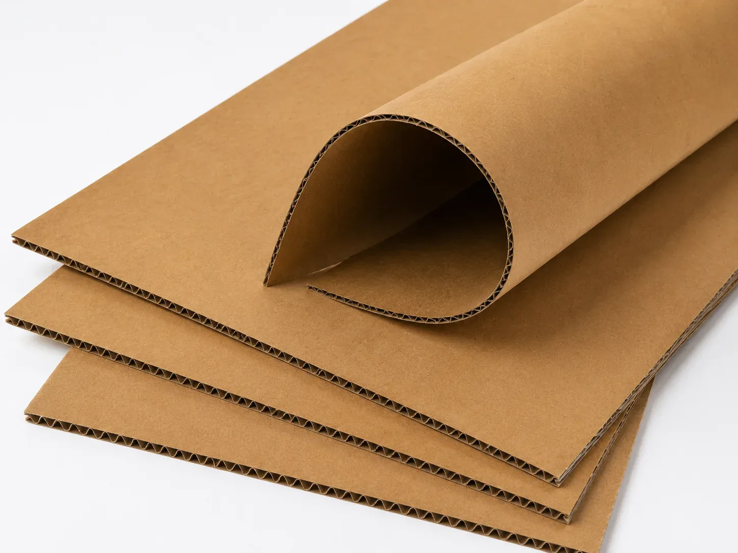Kraft Liner Display Board paper packaging material sample