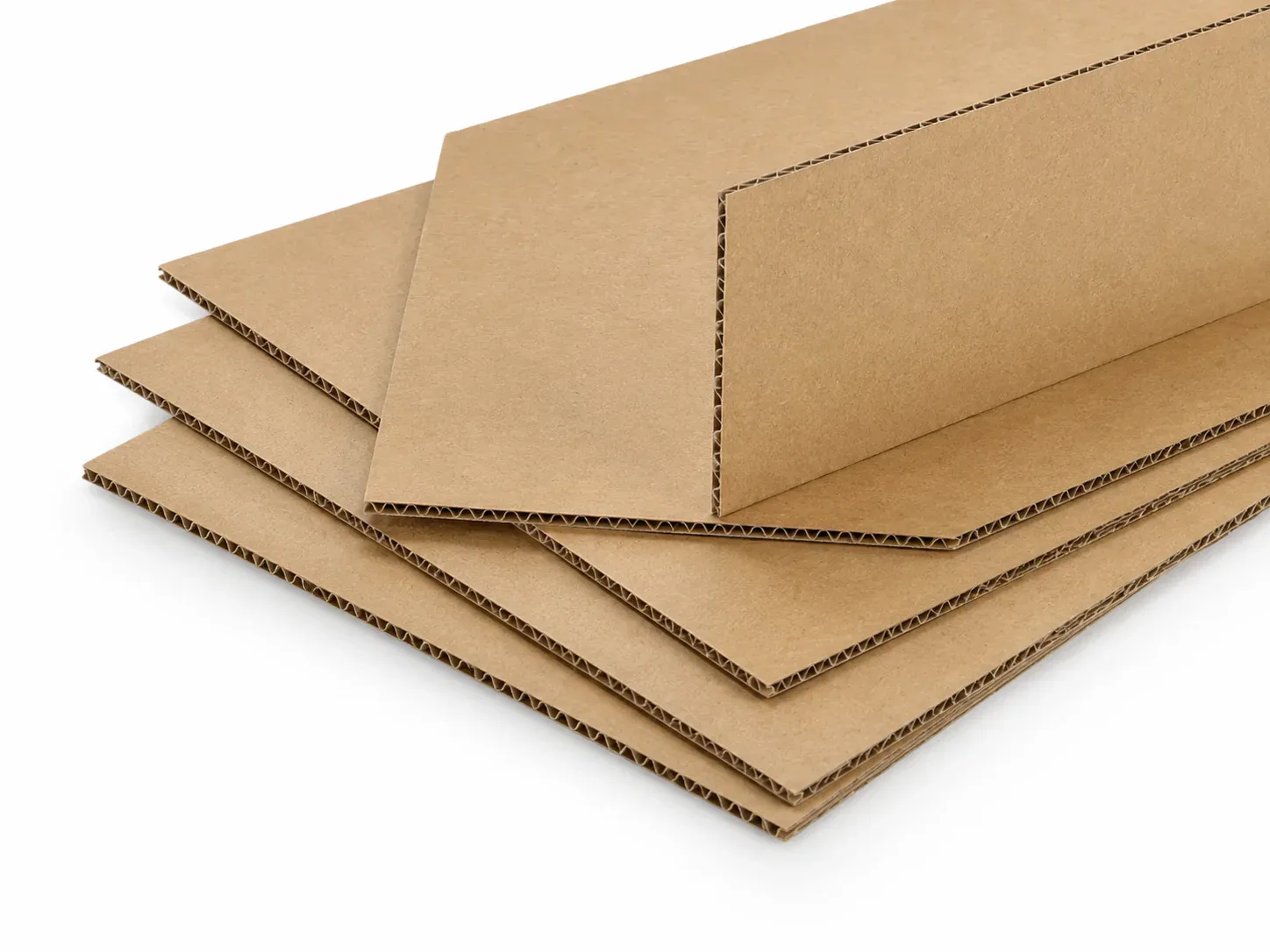 B-Flute Display Board paper packaging material sample