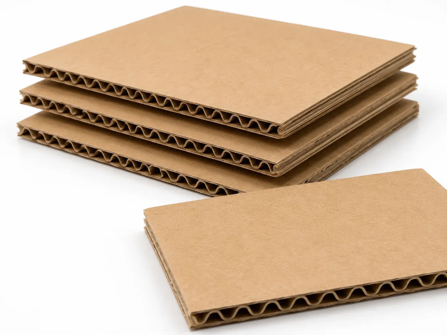 C-Flute Display Board paper packaging material sample