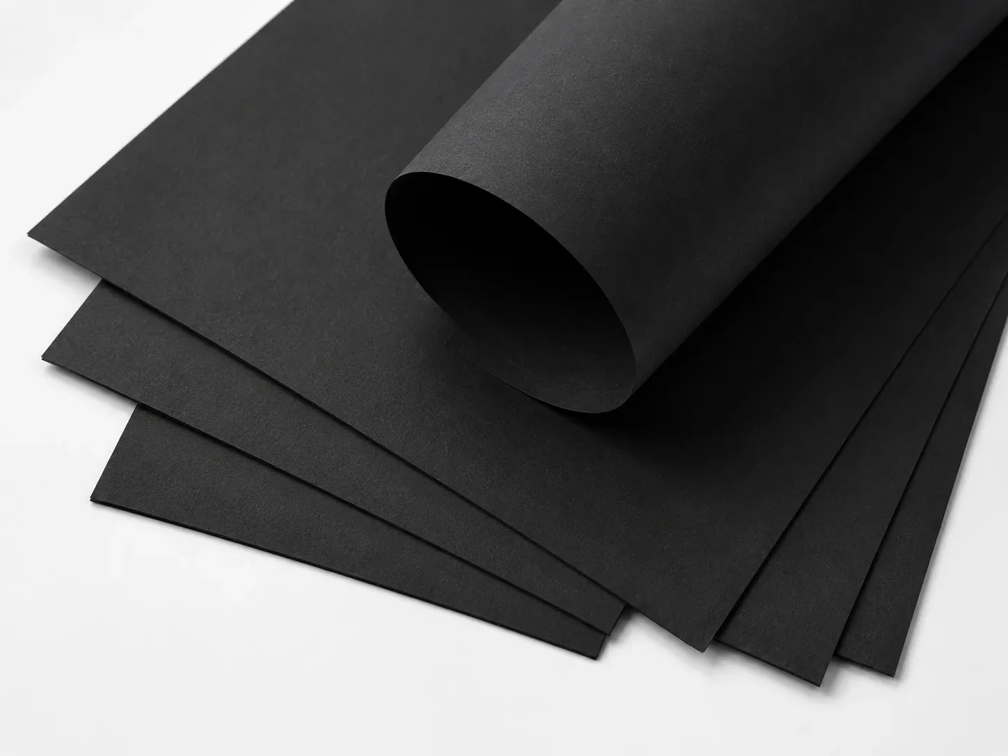 Black Card Paper Wrap paper packaging material sample