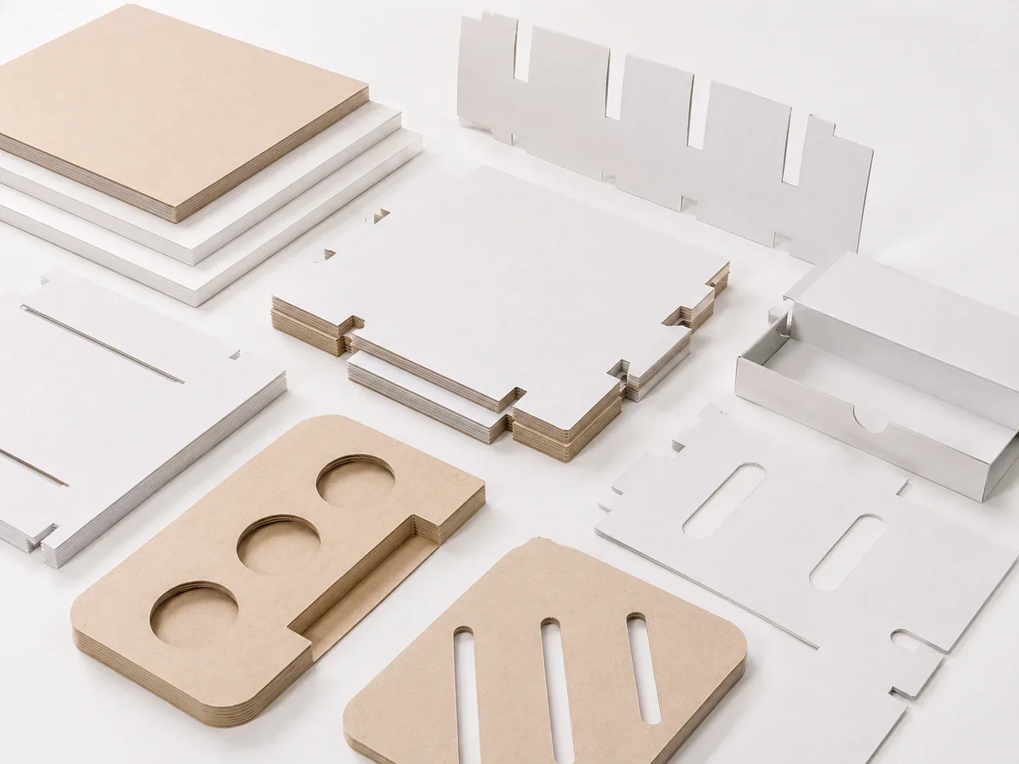 Paperboard Insert paper packaging material sample