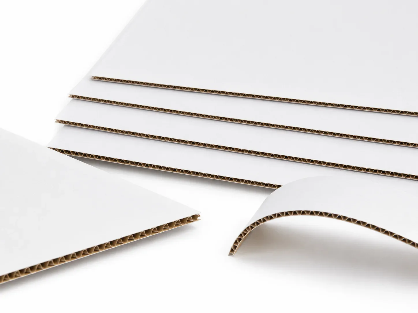 F-Flute Mailer Board paper packaging material sample