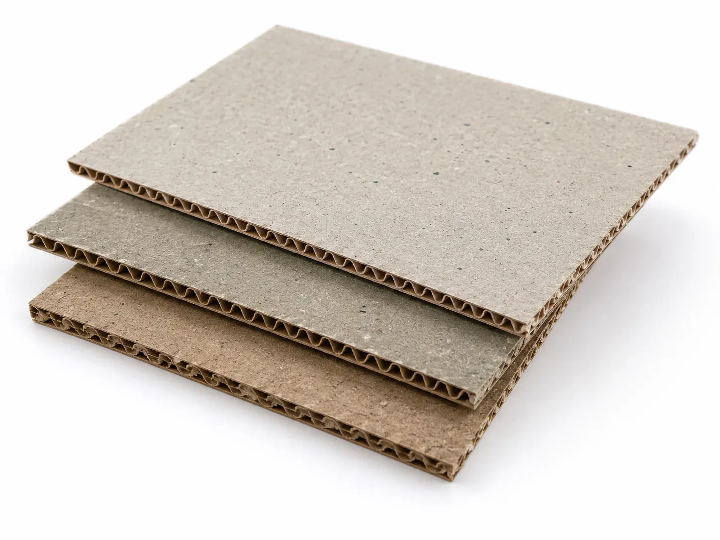 Recycled Mailer Board paper packaging material sample