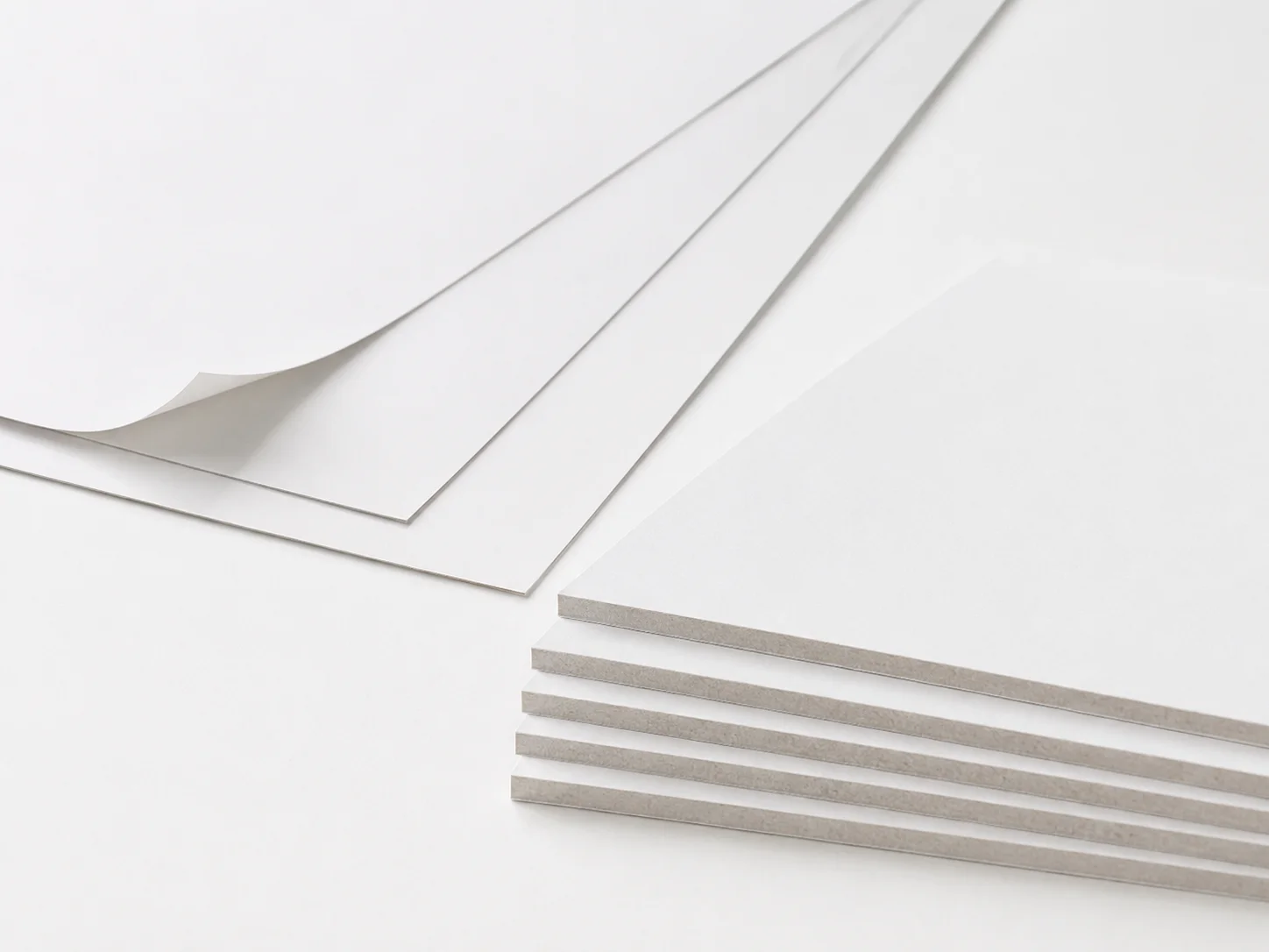 C1S Paperboard paper packaging material sample