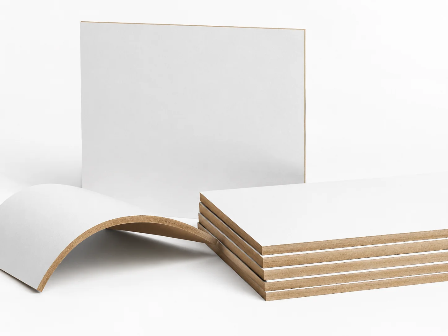 White Kraft Paperboard paper packaging material sample